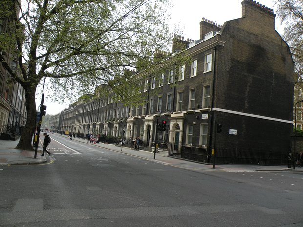  rue typique de Londres (Gower Street)